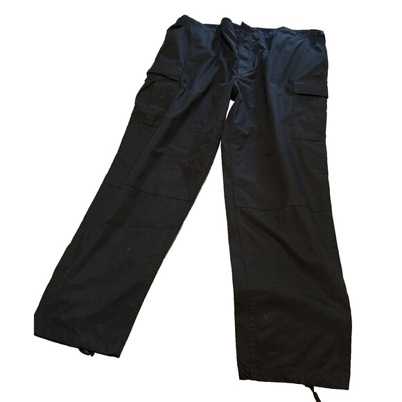 Propper Cargo Pants Mens 2XL/R Black Tactical Utility Workwear Trousers Ripstop - Picture 1 of 10